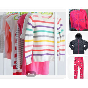 EUC Huge Lot Big Girls Clothes 15 pieces FALL/WINTER 4-5